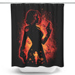 The Charming Black Widow - Shower Curtain
