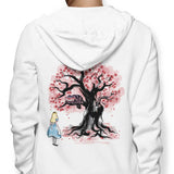 The Cheshire's Tree Sumi-e - Hoodie