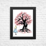 The Cheshire's Tree Sumi-e - Posters & Prints