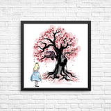 The Cheshire's Tree Sumi-e - Posters & Prints