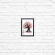 The Cheshire's Tree Sumi-e - Posters & Prints