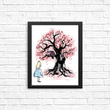 The Cheshire's Tree Sumi-e - Posters & Prints
