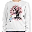 The Cheshire's Tree Sumi-e - Sweatshirt