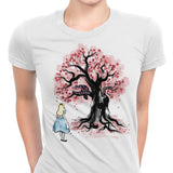 The Cheshire's Tree Sumi-e - Women's Apparel