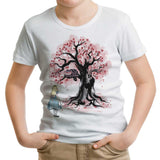 The Cheshire's Tree Sumi-e - Youth Apparel