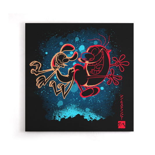 The Chihuahua and the Cat - Canvas Print