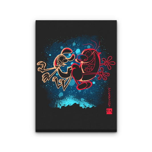 The Chihuahua and the Cat - Canvas Print