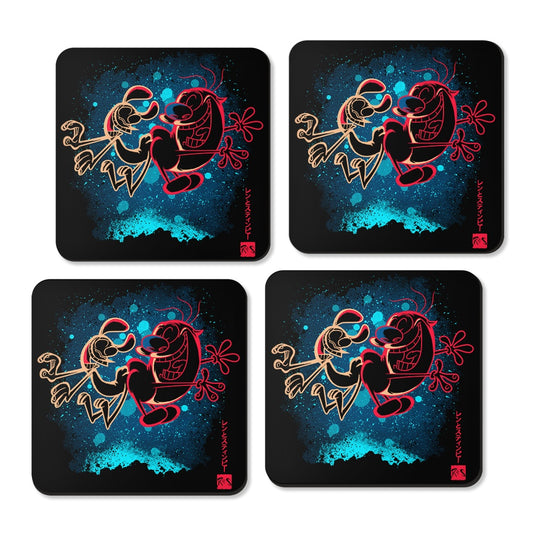 The Chihuahua and the Cat - Coasters