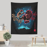 The Chihuahua and the Cat - Wall Tapestry