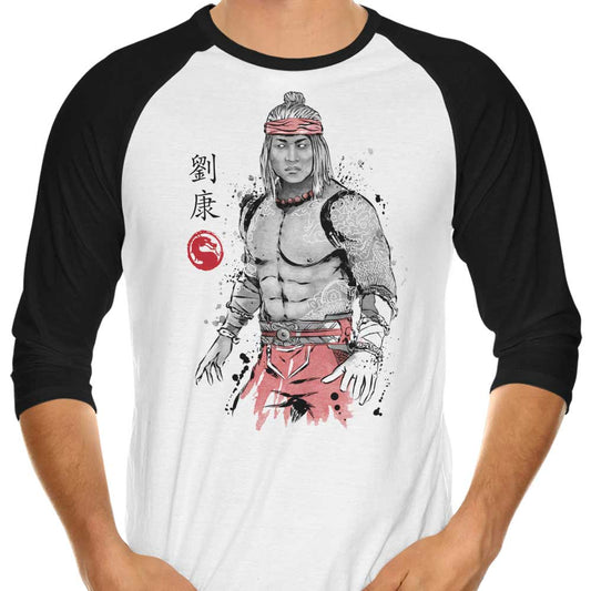 The Chosen One Sumi-e - 3/4 Sleeve Raglan T-Shirt