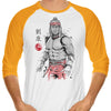 The Chosen One Sumi-e - 3/4 Sleeve Raglan T-Shirt