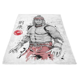 The Chosen One Sumi-e - Fleece Blanket