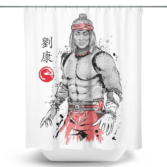 The Chosen One Sumi-e - Shower Curtain
