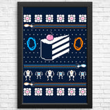 The Christmas Cake is a Lie - Posters & Prints