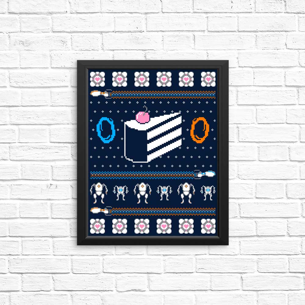 The Christmas Cake is a Lie - Posters & Prints