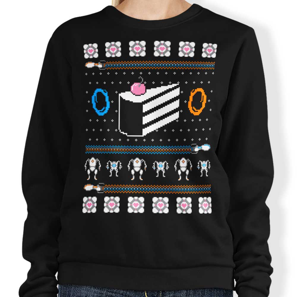 The Christmas Cake is a Lie - Sweatshirt