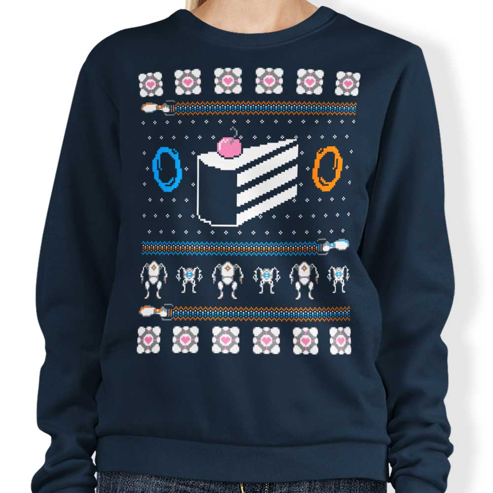 The Christmas Cake is a Lie - Sweatshirt