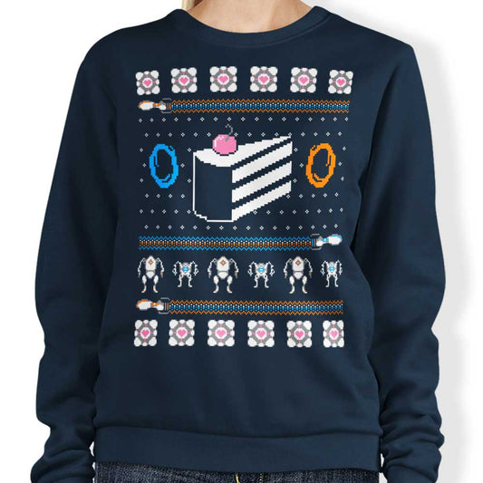 The Christmas Cake is a Lie - Sweatshirt