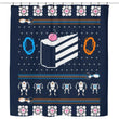 The Christmas Cake is a Lie - Shower Curtain