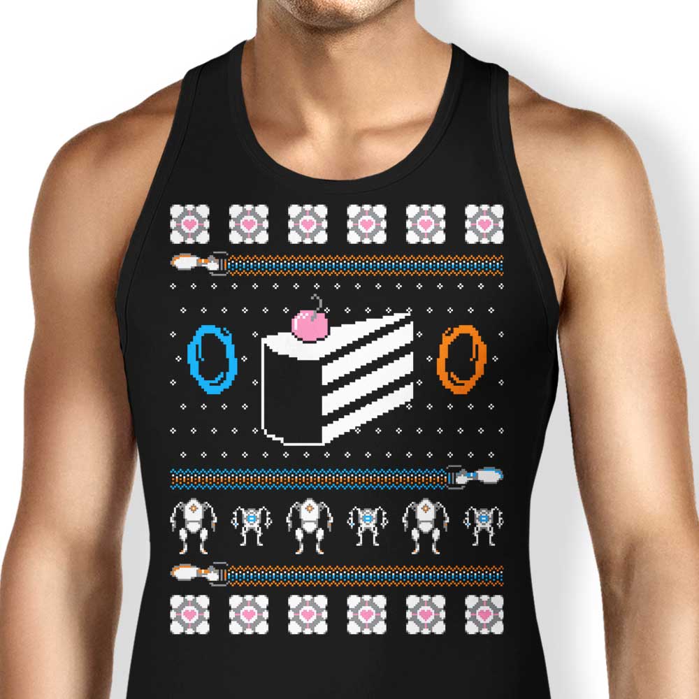 The Christmas Cake is a Lie - Tank Top