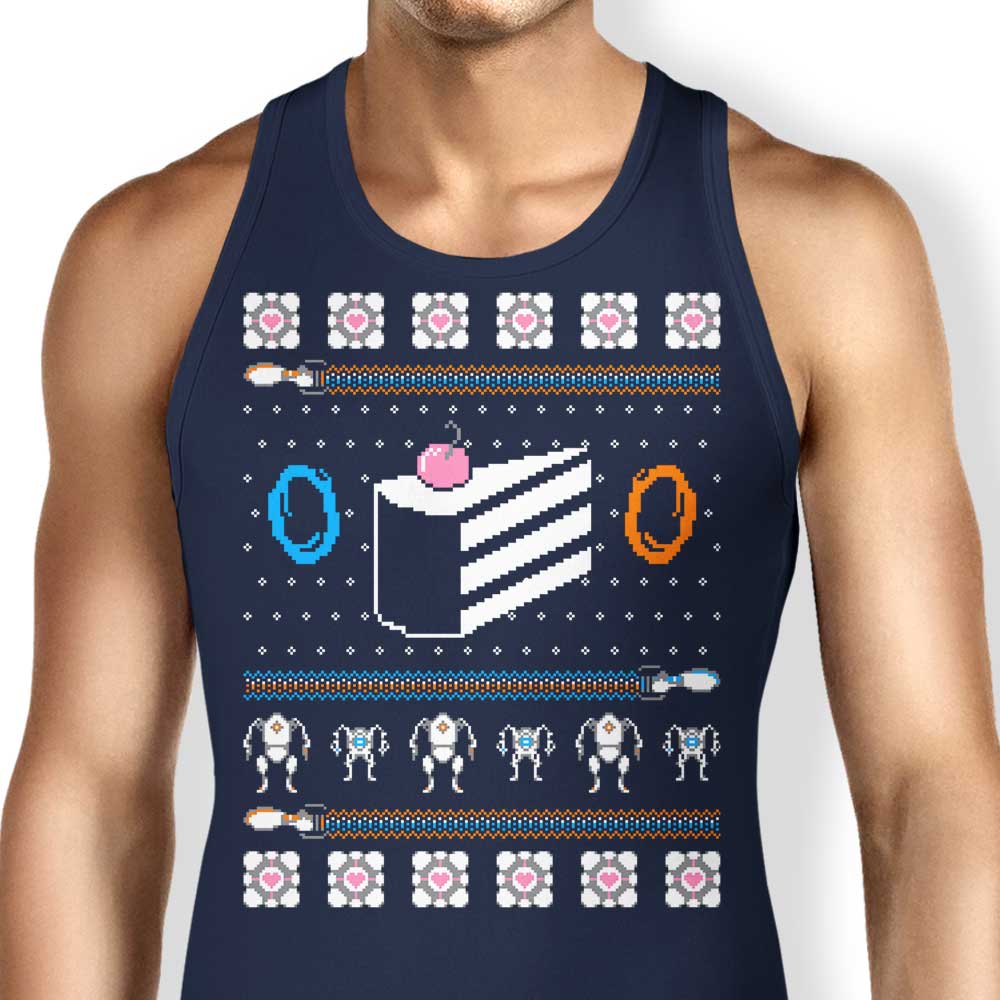 The Christmas Cake is a Lie - Tank Top