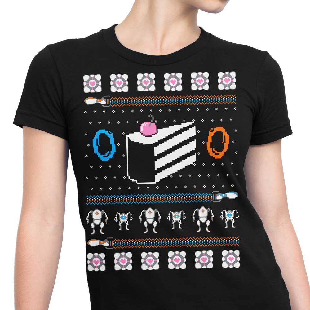 The Christmas Cake is a Lie - Women's Apparel