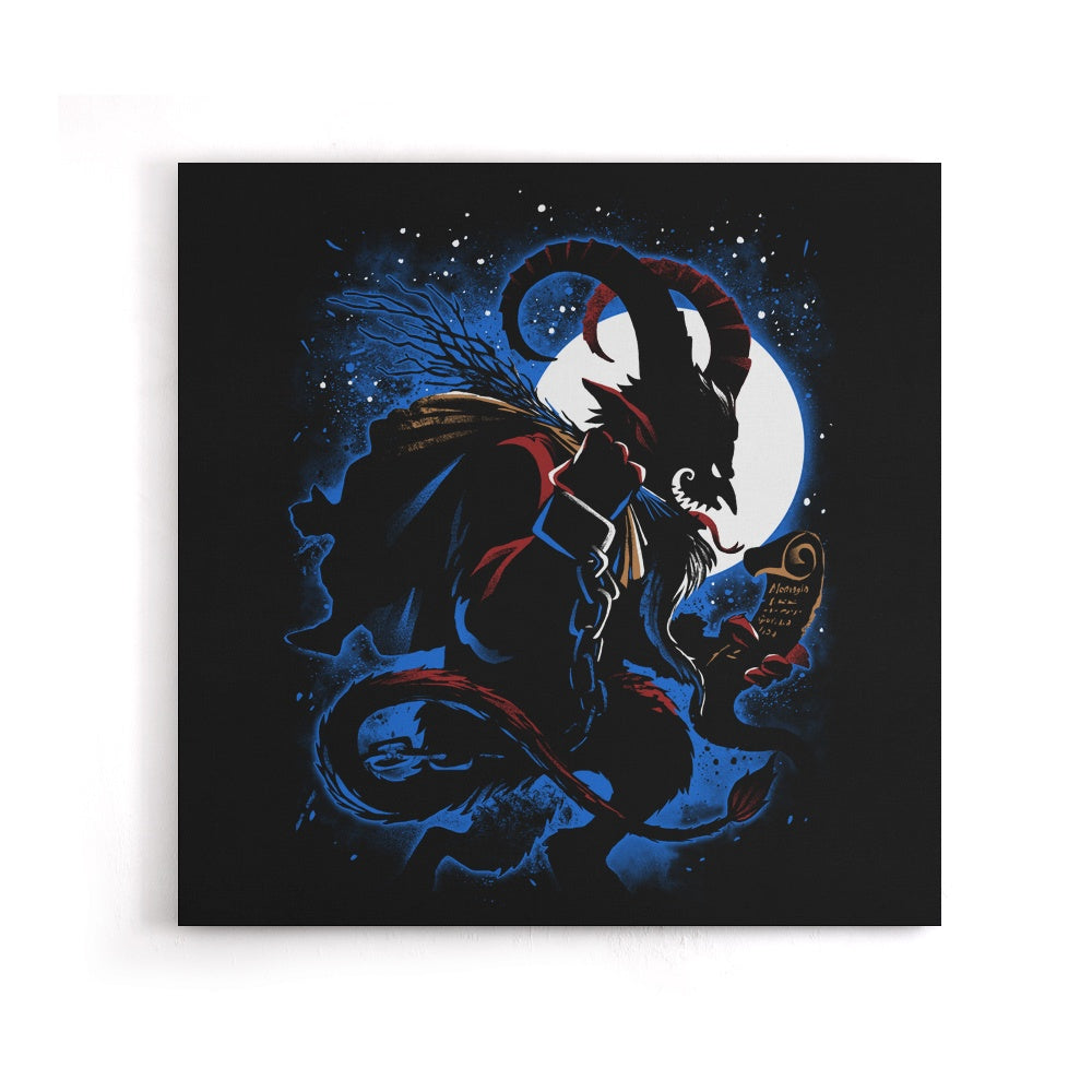 The Christmas Devil - Canvas Print