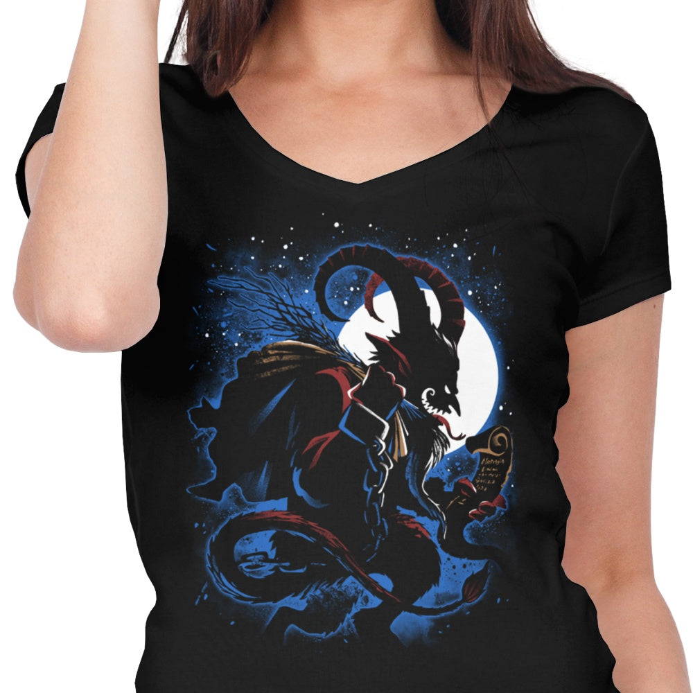 The Christmas Devil - Women's V-Neck