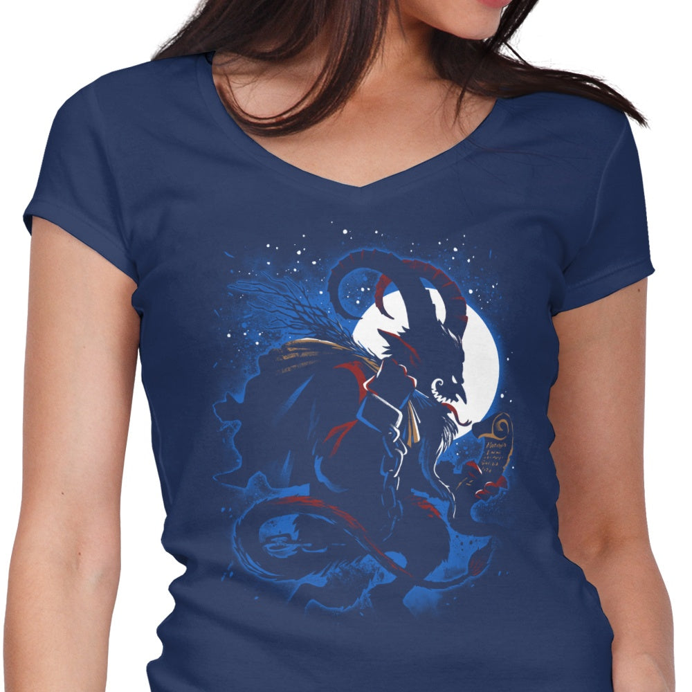 The Christmas Devil - Women's V-Neck