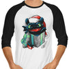 The Christmas Dragon - 3/4 Sleeve Raglan T-Shirt