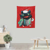 The Christmas Dragon - Wall Tapestry
