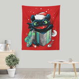 The Christmas Dragon - Wall Tapestry