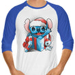The Christmas Experiment - 3/4 Sleeve Raglan T-Shirt