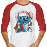 The Christmas Experiment - 3/4 Sleeve Raglan T-Shirt