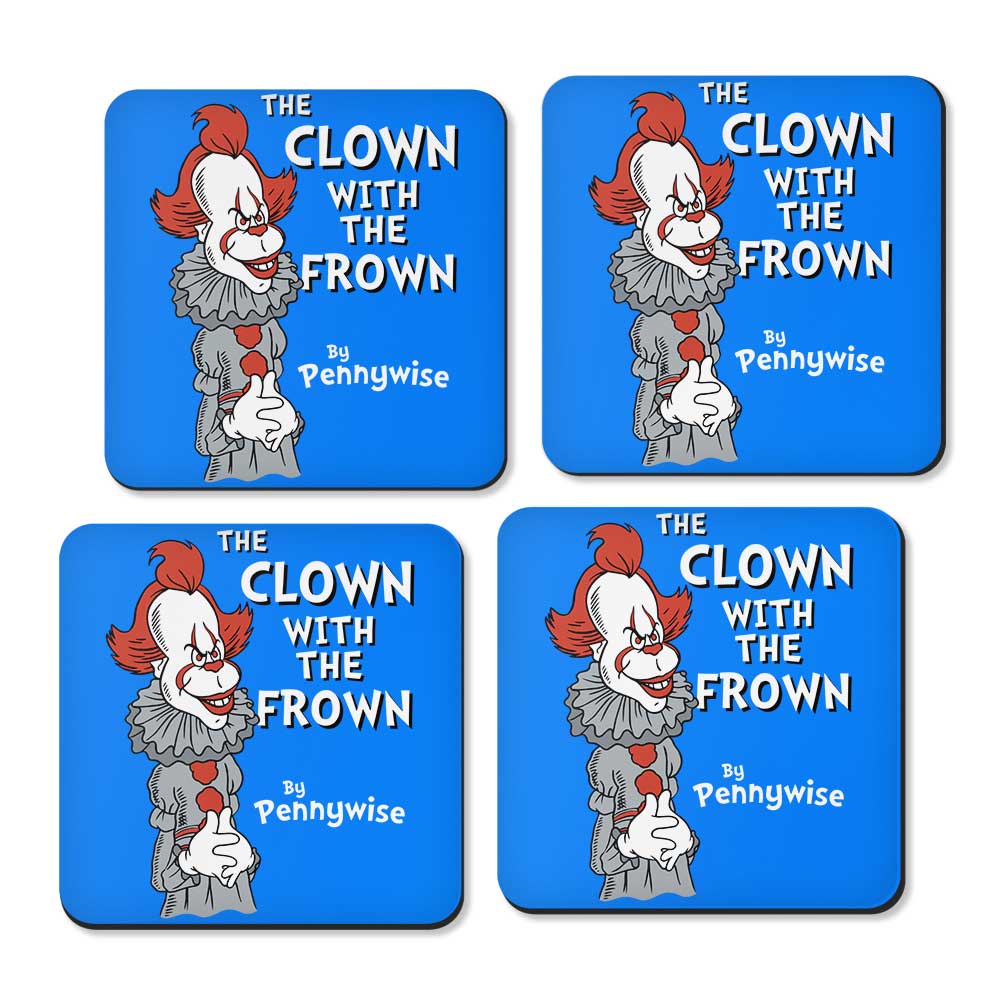 The Clown with the Frown - Coasters
