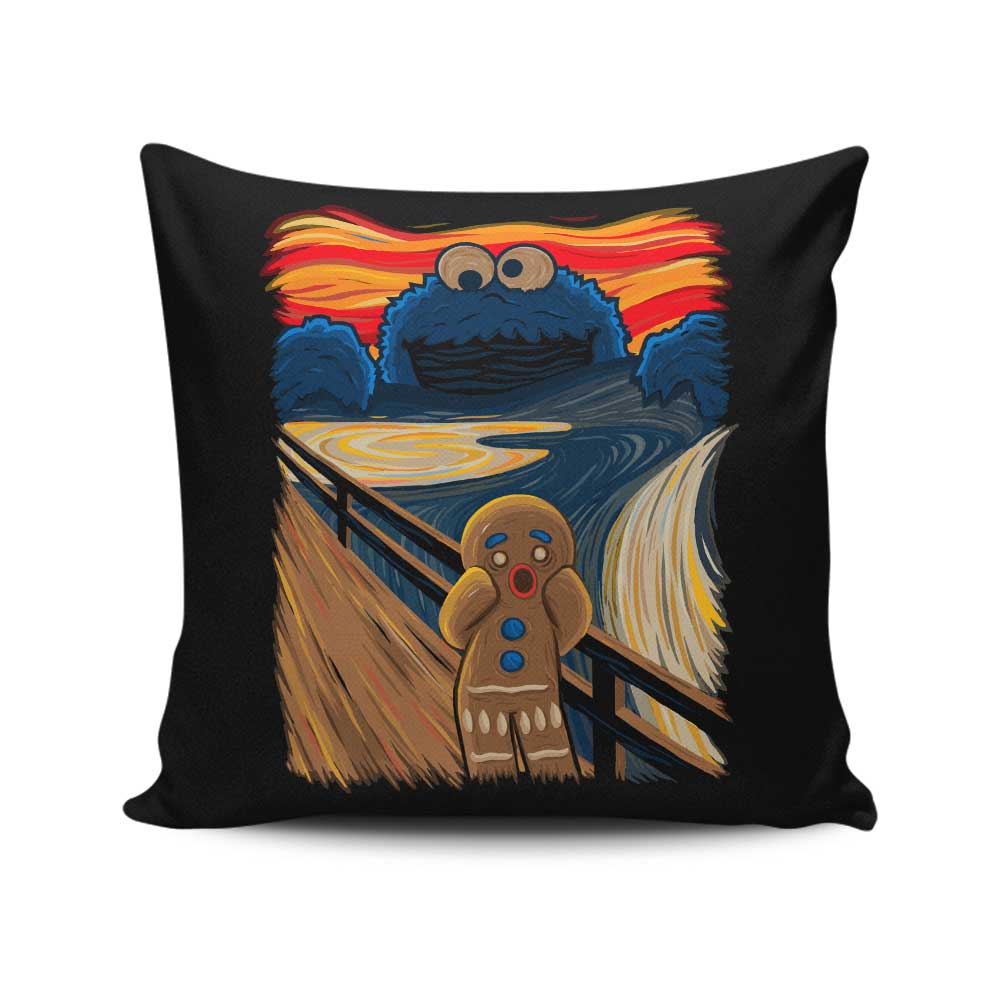 The Cookie Muncher Throw Pillow Once Upon a Tee