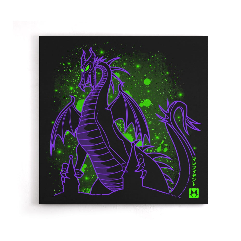 The Dark Dragon - Canvas Print