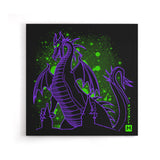 The Dark Dragon - Canvas Print