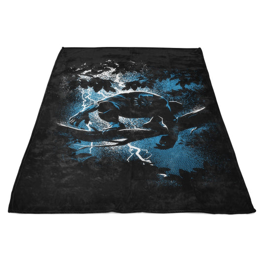 The Dark Panther Returns - Fleece Blanket