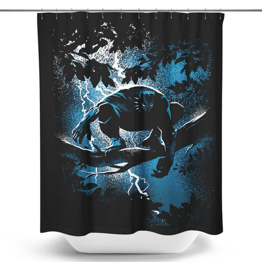The Dark Panther Returns - Shower Curtain