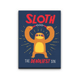 The Deadliest Sin - Canvas Print