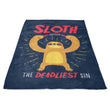 The Deadliest Sin - Fleece Blanket