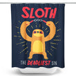 The Deadliest Sin - Shower Curtain