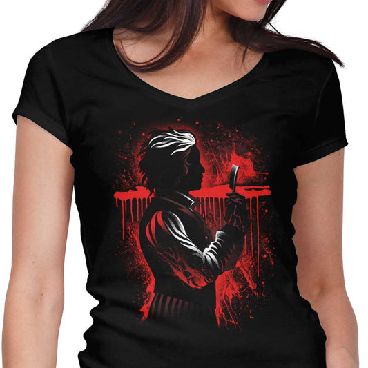 The Demon Barber - Women's V-Neck