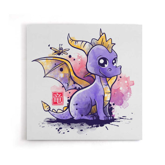 The Dragon and the Dragonfly - Canvas Print