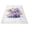 The Dragon and the Dragonfly - Fleece Blanket