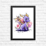The Dragon and the Dragonfly - Posters & Prints