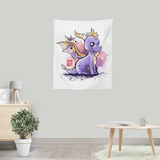 The Dragon and the Dragonfly - Wall Tapestry