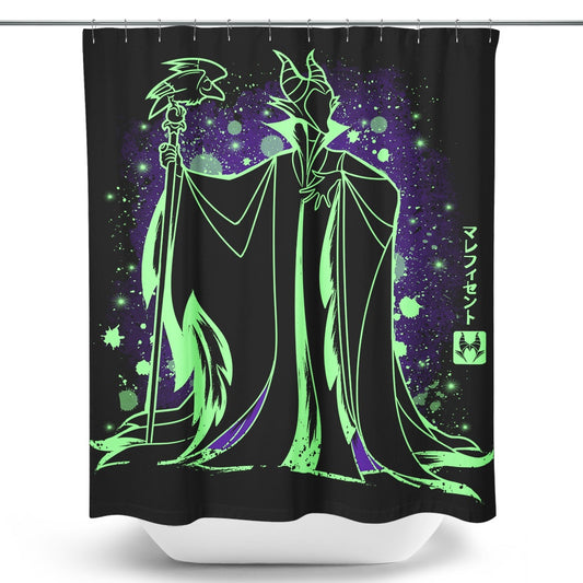 The Evil Fairy (Alt) - Shower Curtain
