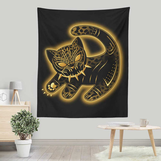 The False Panther King - Wall Tapestry